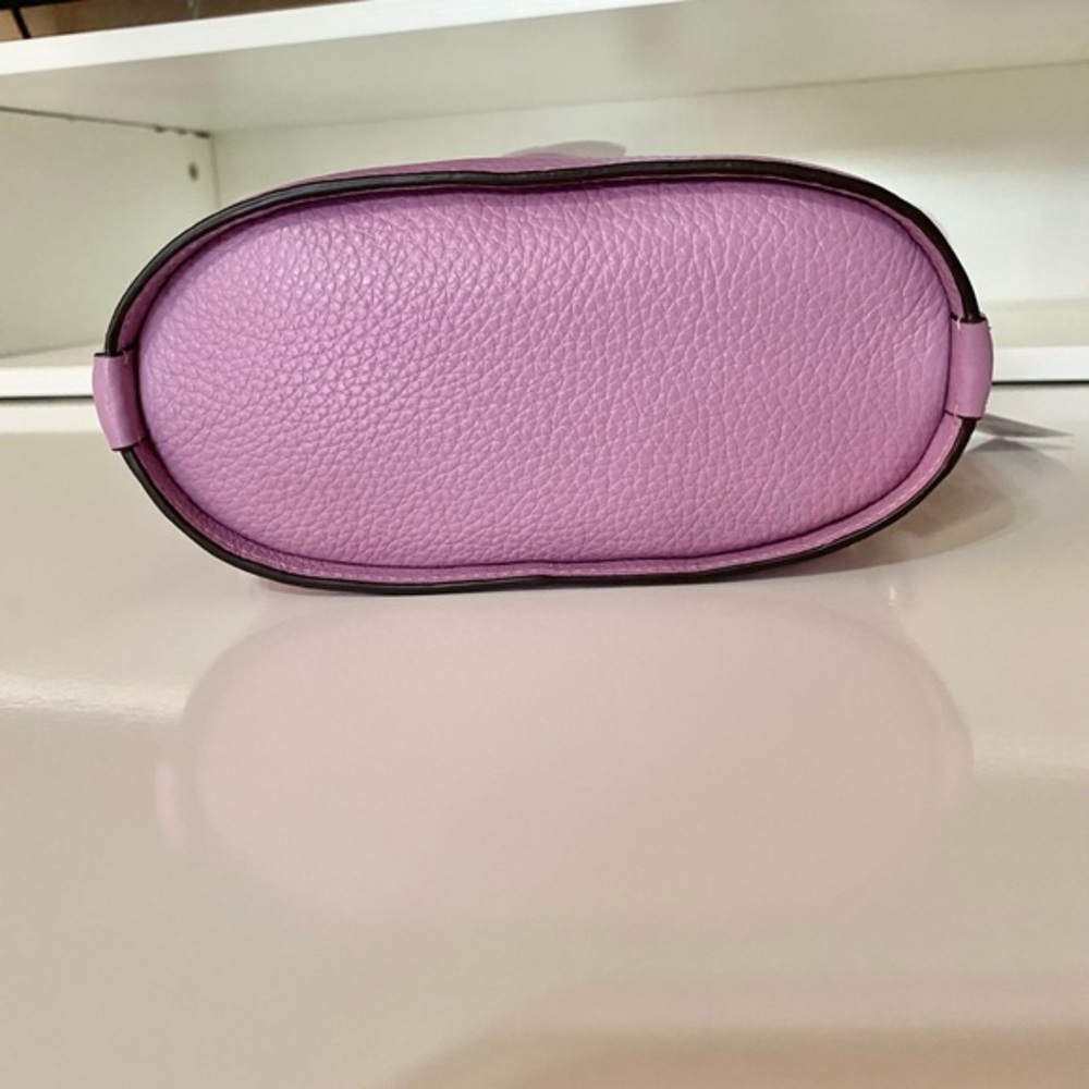 🤍🌸NEW🌸Coach Addie XB Leather/Crossbody bag/satchel/small/chic/Lavender color - Picture 7 of 9